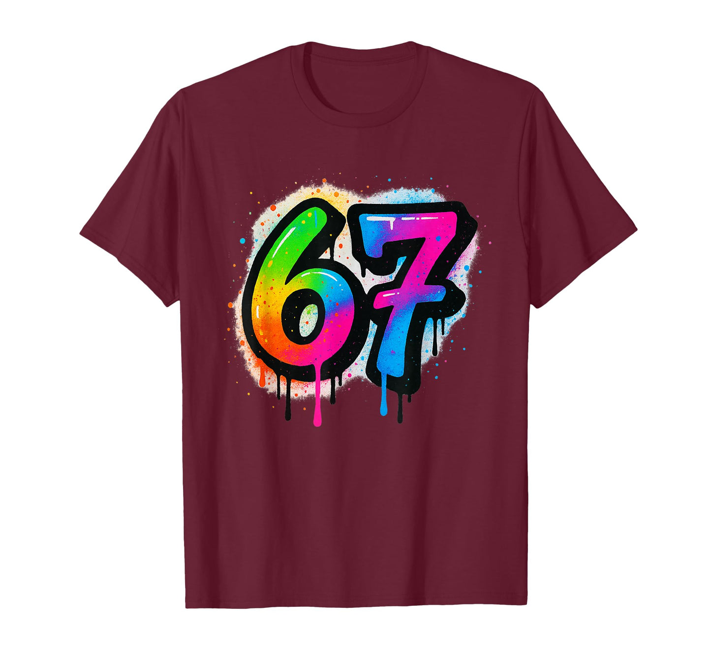 67 Six Seven 6 7 Meme Design Funny 6 7 T-Shirt