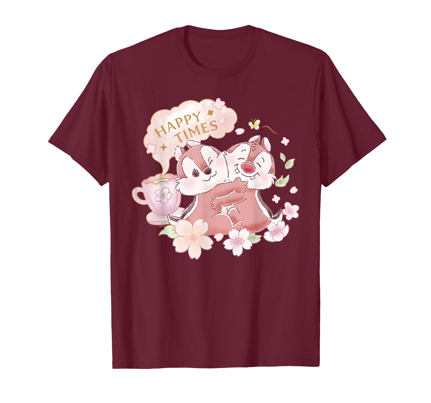 Disney Chip 'n Dale Happy Times Sakura Spring Cherry Blossom T-Shirt