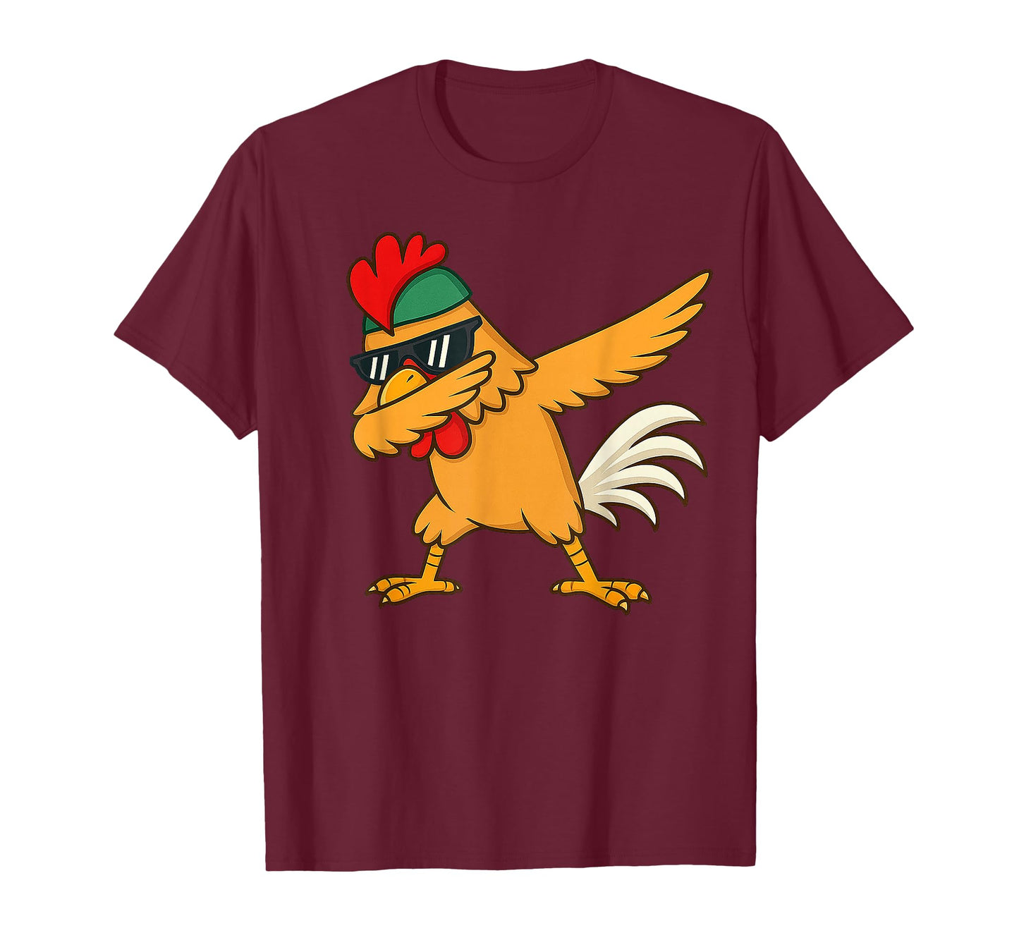 Chicken Dab Meme Animal Dance Funny Gifts for Men Women Kid T-Shirt
