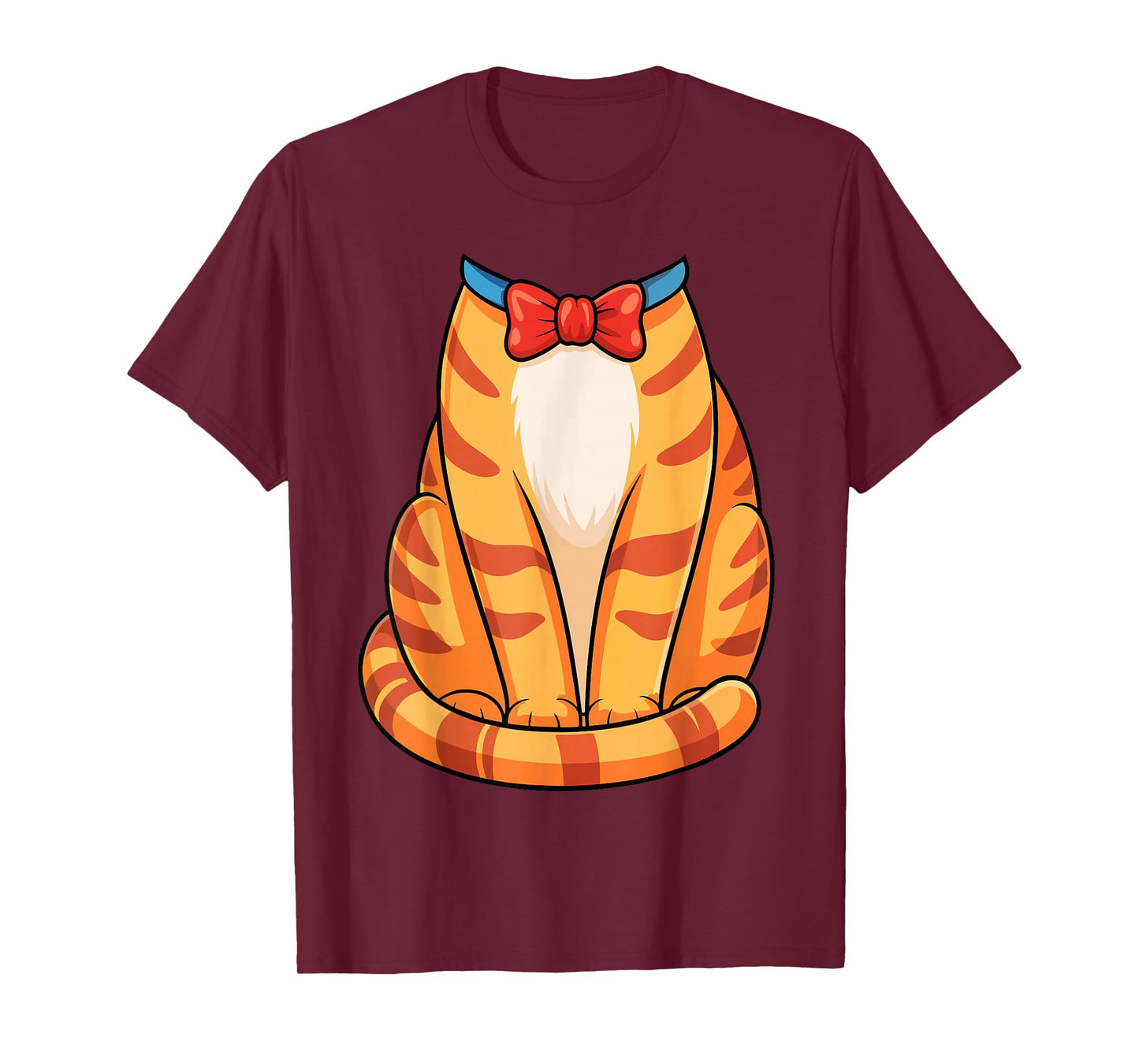 Orange Cat Shirt Adult Kids Men Women Tabby Cat Costume T-Shirt