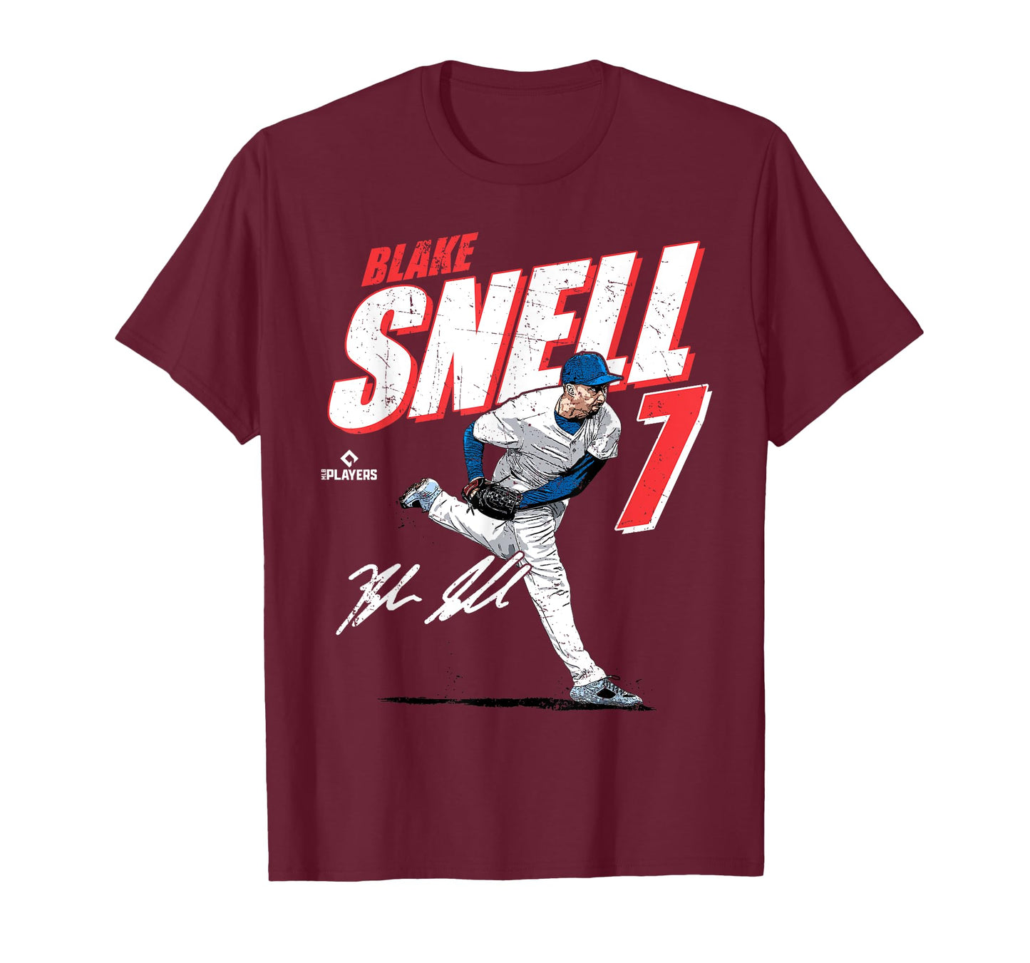 Blake Snell | Los Angeles D MLB Baseball Player | MLBBSN204M T-Shirt