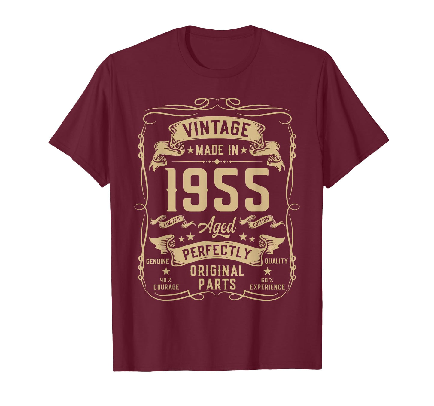 Vintage 1955 71yr 71st Birthday Gifts for Men 71 Years Old T-Shirt
