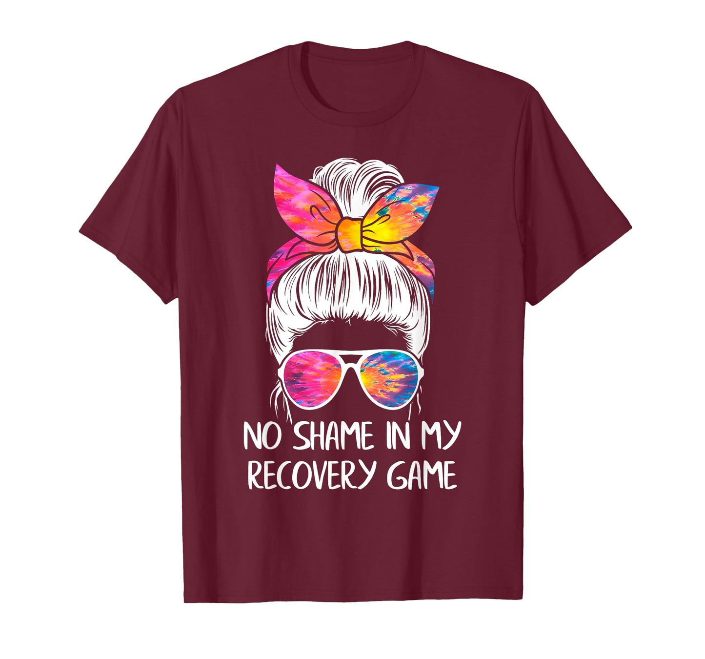 No Shame In My Recovery Game - Sobriety AA NA Anniversary T-Shirt