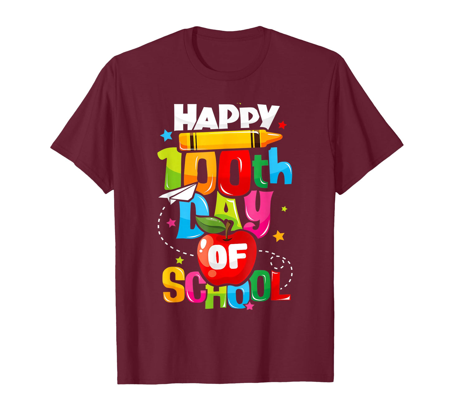 100th Day of School Happy 100 Days Teachers Girl Boy Kid T-Shirt