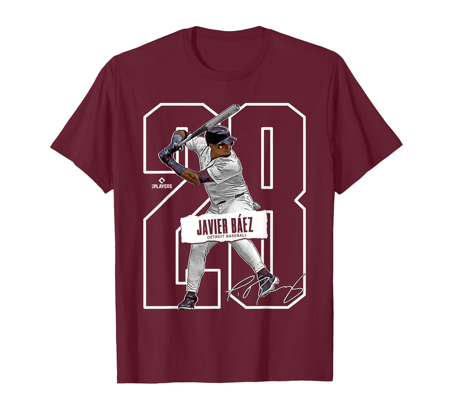 Javier Báez | Detroit Baseball Players | MLBJAV301N T-Shirt