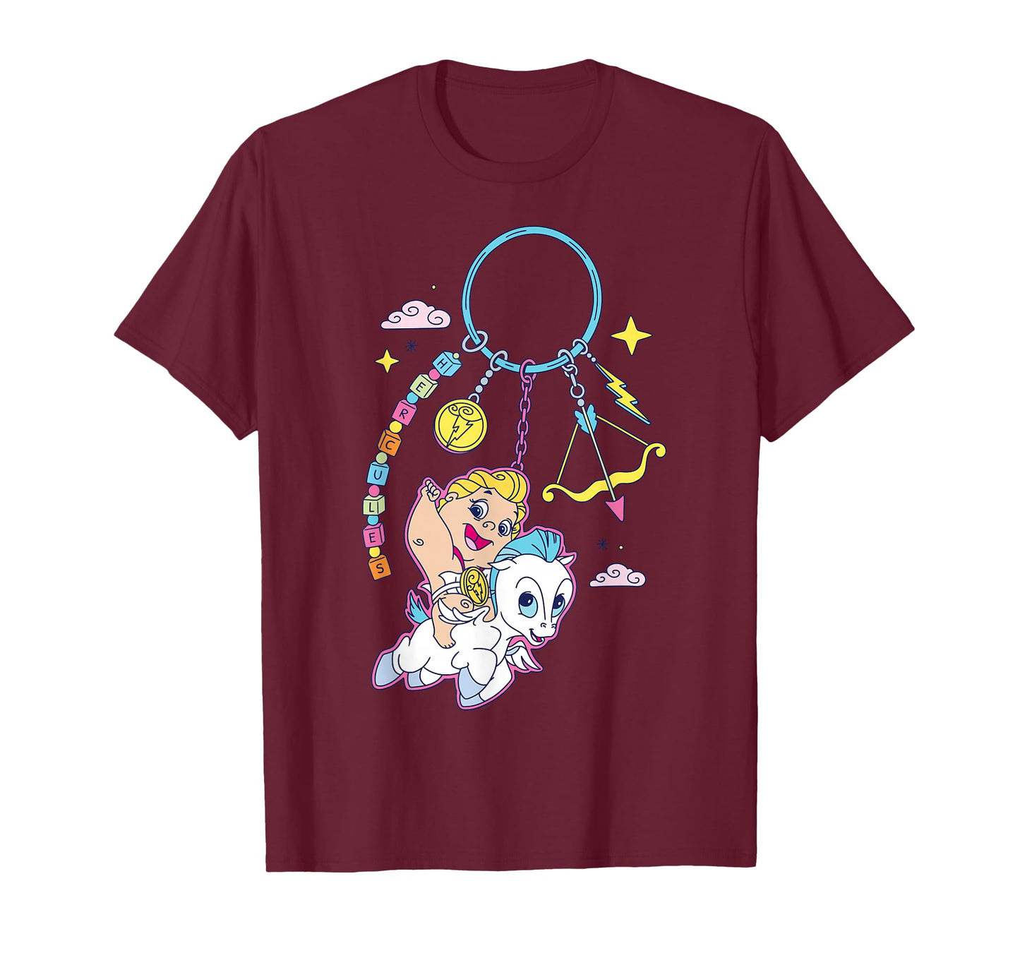 Disney Baby Hercules and Pegasus Fashion Bag Charm T-Shirt