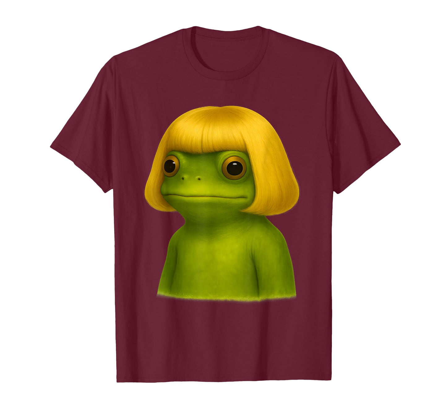 Funny Frog Bob Haircut Meme for Men, Women Kids T-Shirt