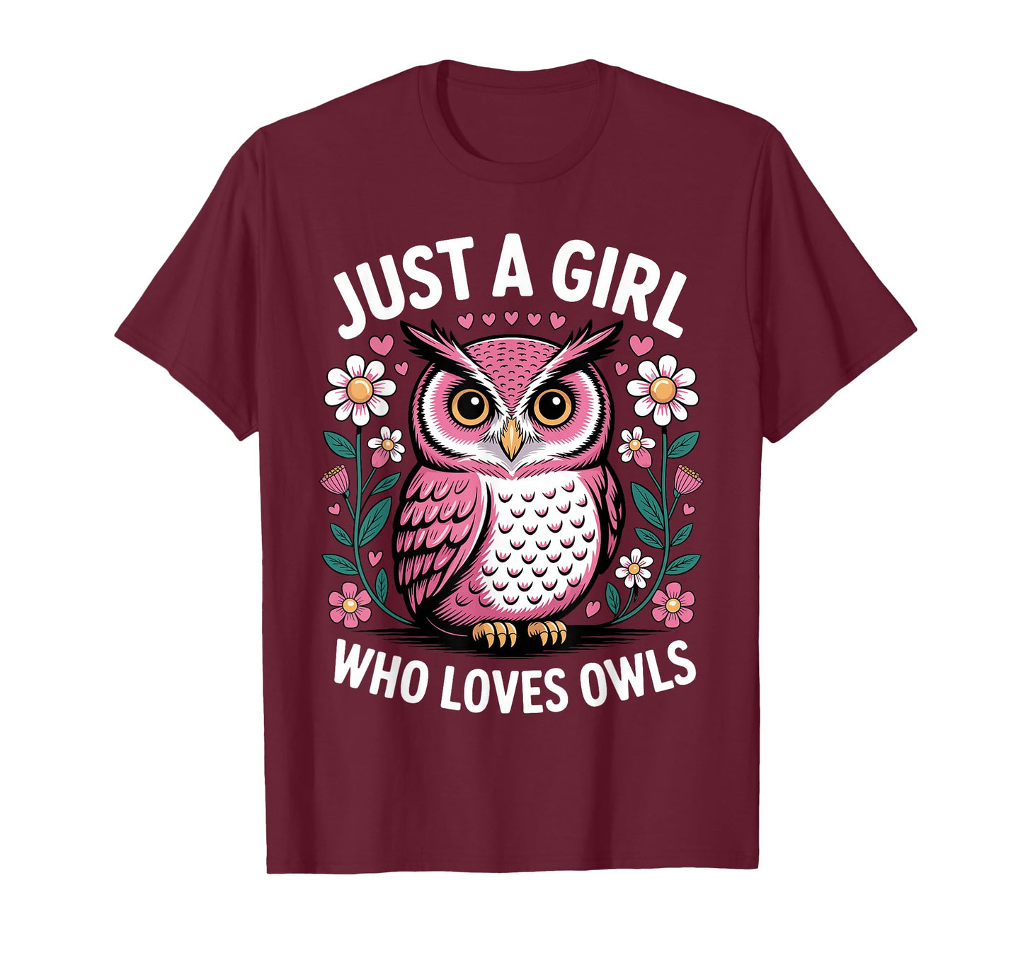 Cute Owl Costume for Women Girls Kids Bird Animal Owl Lover T-Shirt