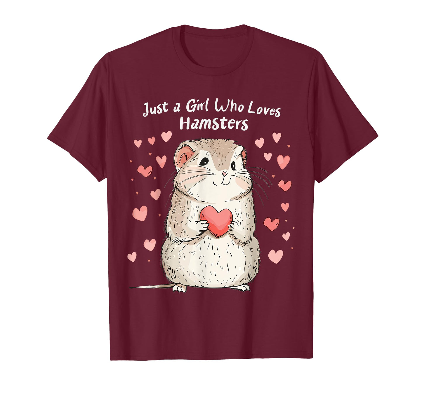 Cute Hamster Lovers Gift This Girl Loves Her Hamster T-Shirt
