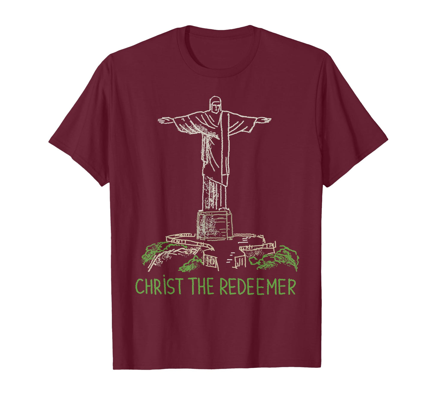 Christ the Redeemer T-shirt Tee T Shirt Tshirt
