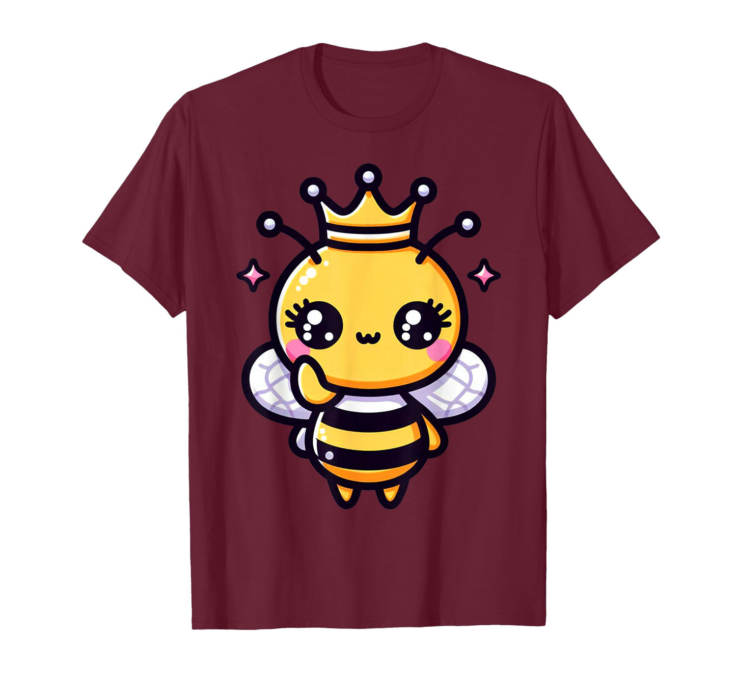 Queen Bee Crown Women Men Girls Honey Hive Bee Keeper Bee T-Shirt