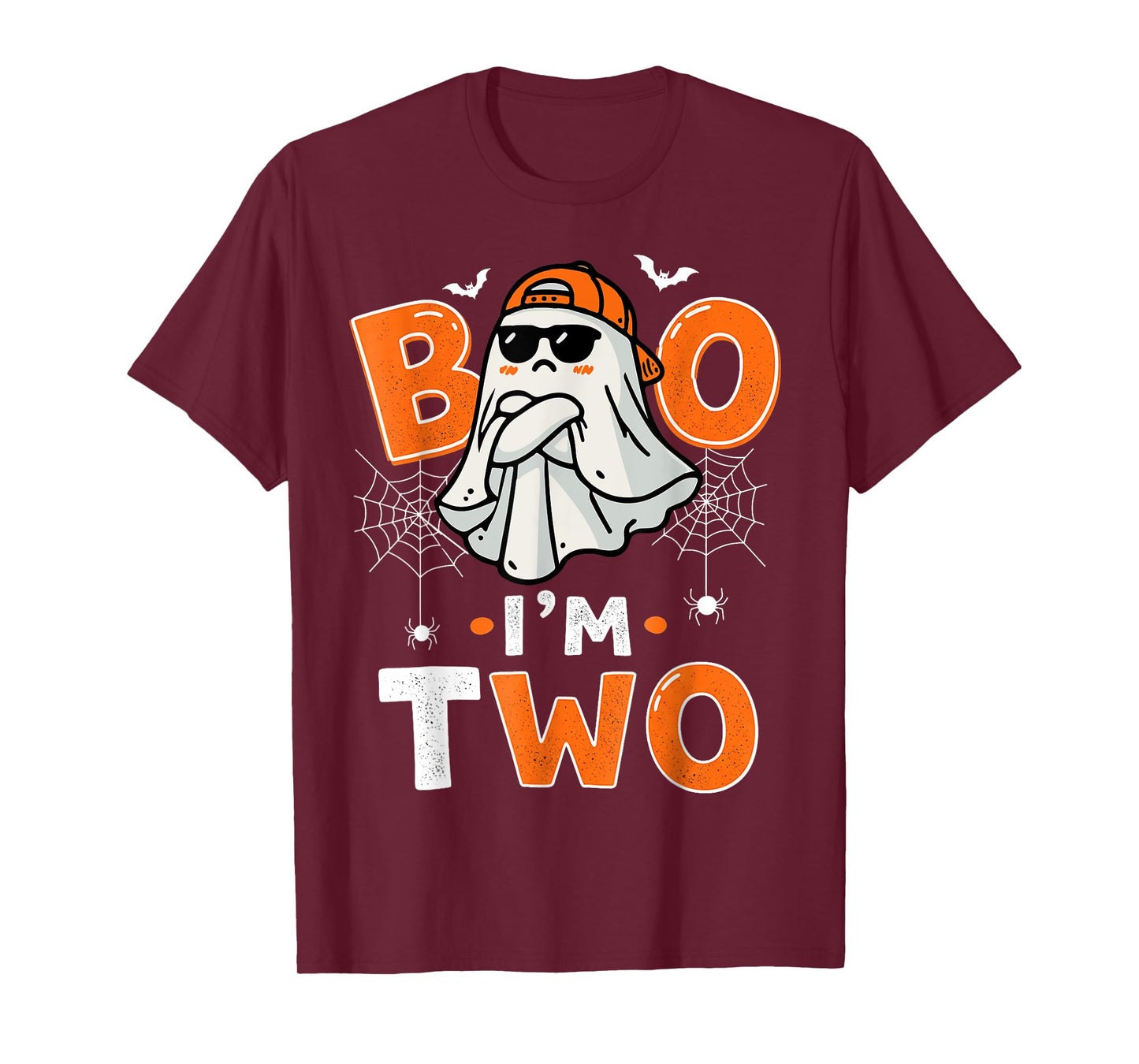 Boo I'm Two Birthday Halloween Boys Kids T-Shirt