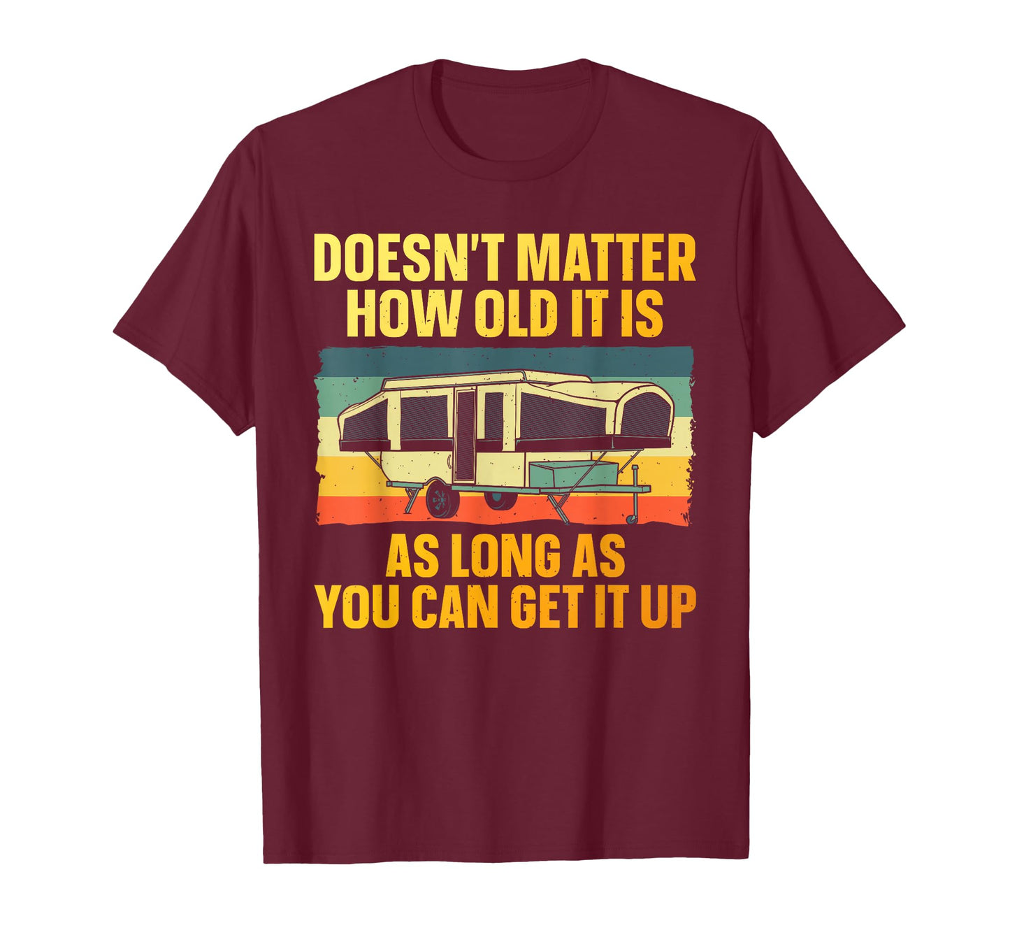 Best Pop Up Camper Art for Men Women Pop Up Trailer Camping T-Shirt