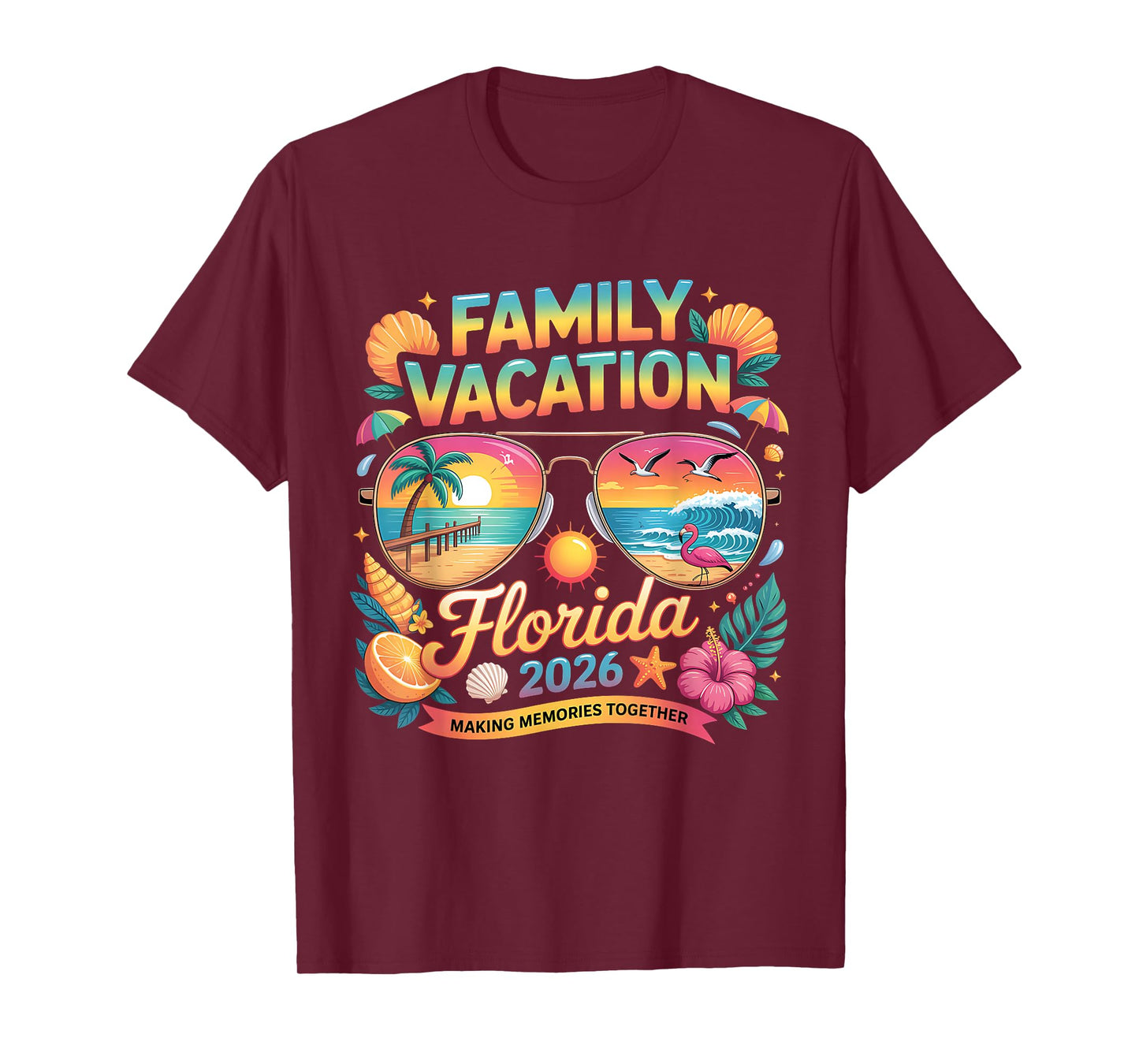 Family Vacation Florida 2026 Making Memories Together T-Shirt