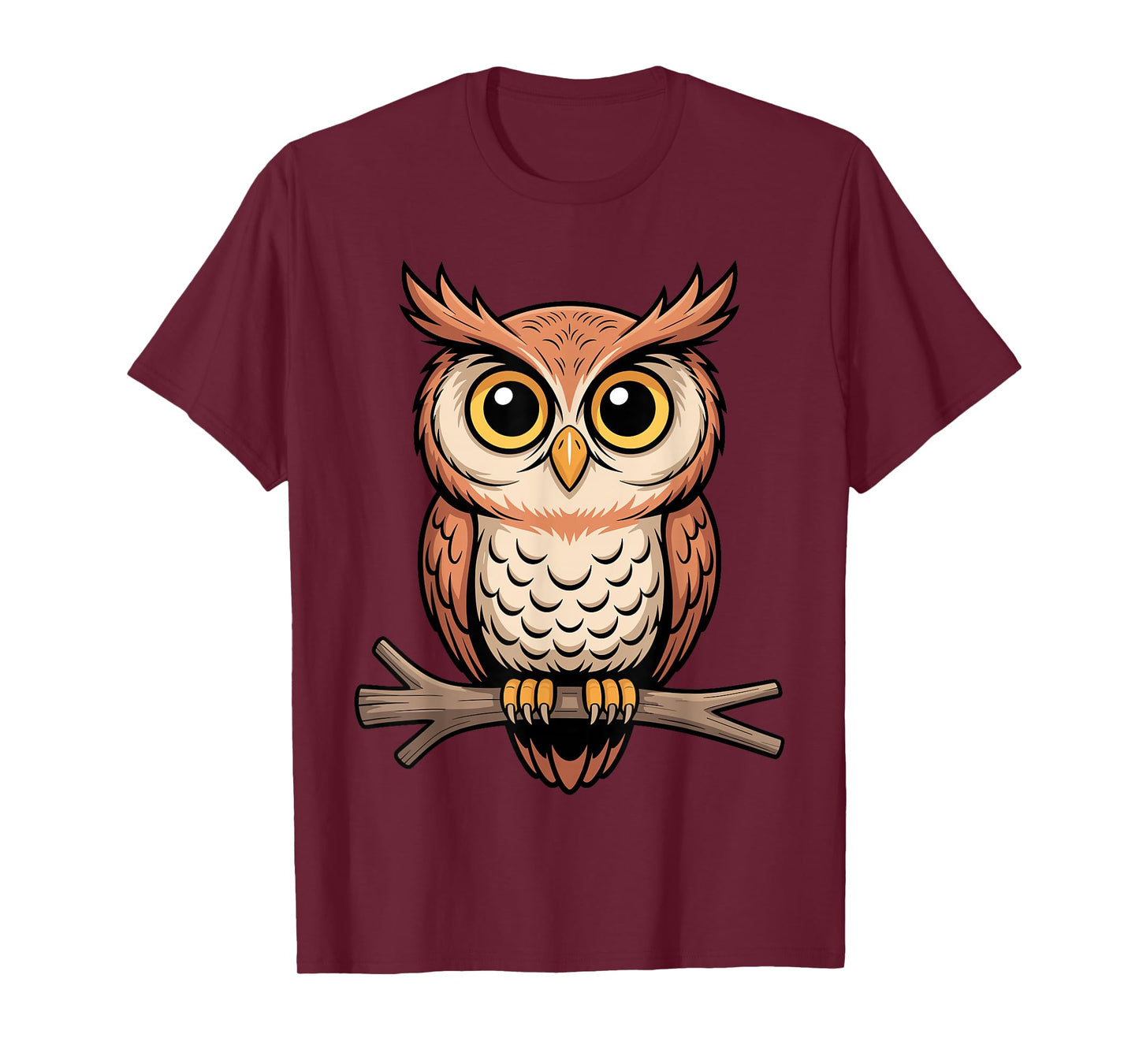 Cute Owl Art for Men Women Kids Barn Owls Bird Owl Lover T-Shirt