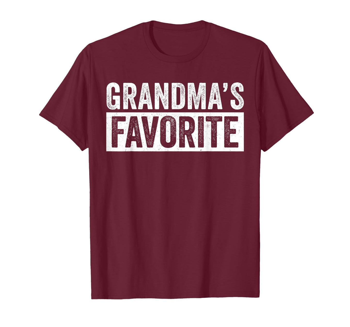 Grandmas Favorite Grandson Funny Grandchild Granddaughter T-Shirt