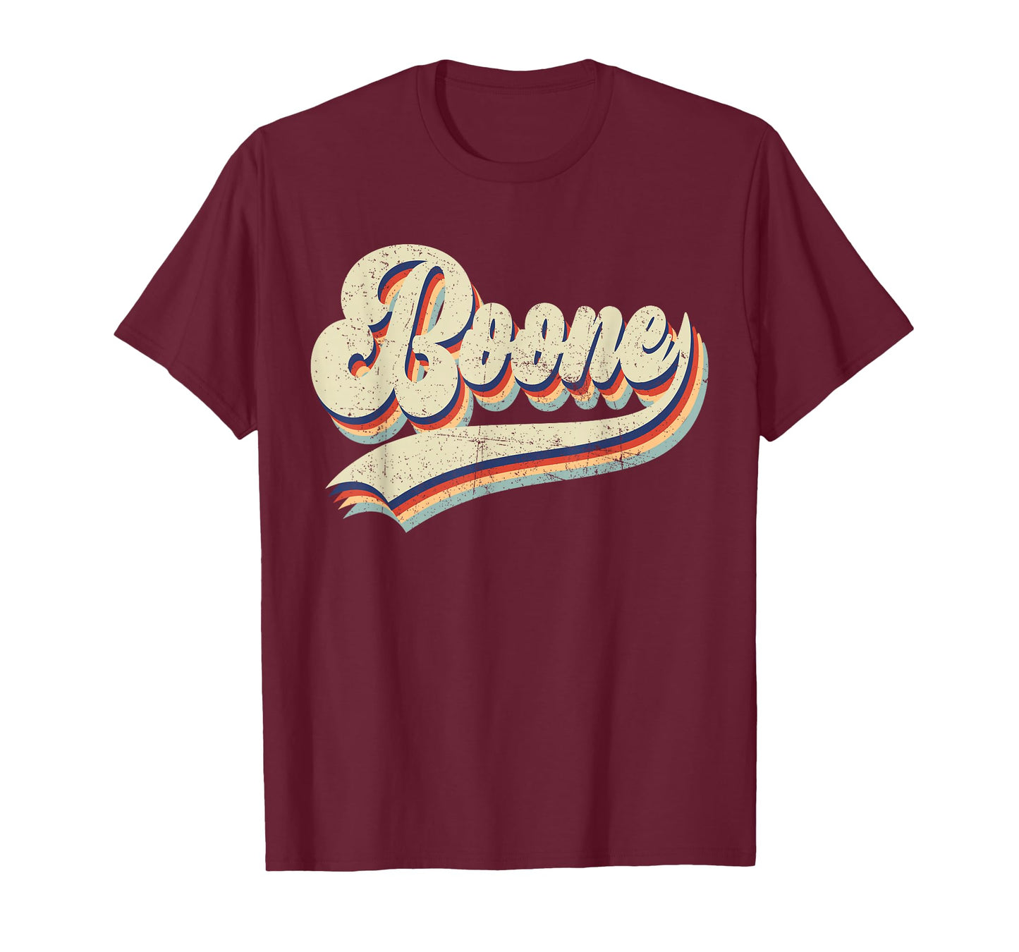 Boone Family Name I Love Boone Personalized Vintage T-Shirt
