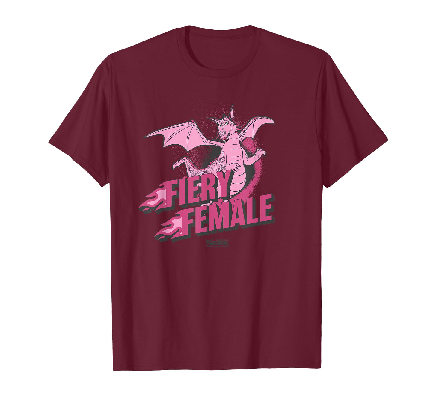 Shrek Dragon Fiery Female T-Shirt