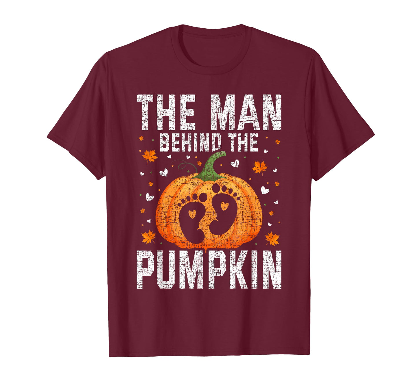 Pregnant Thanksgiving Costume for Dad Expecting Lil Pumpkin T-Shirt