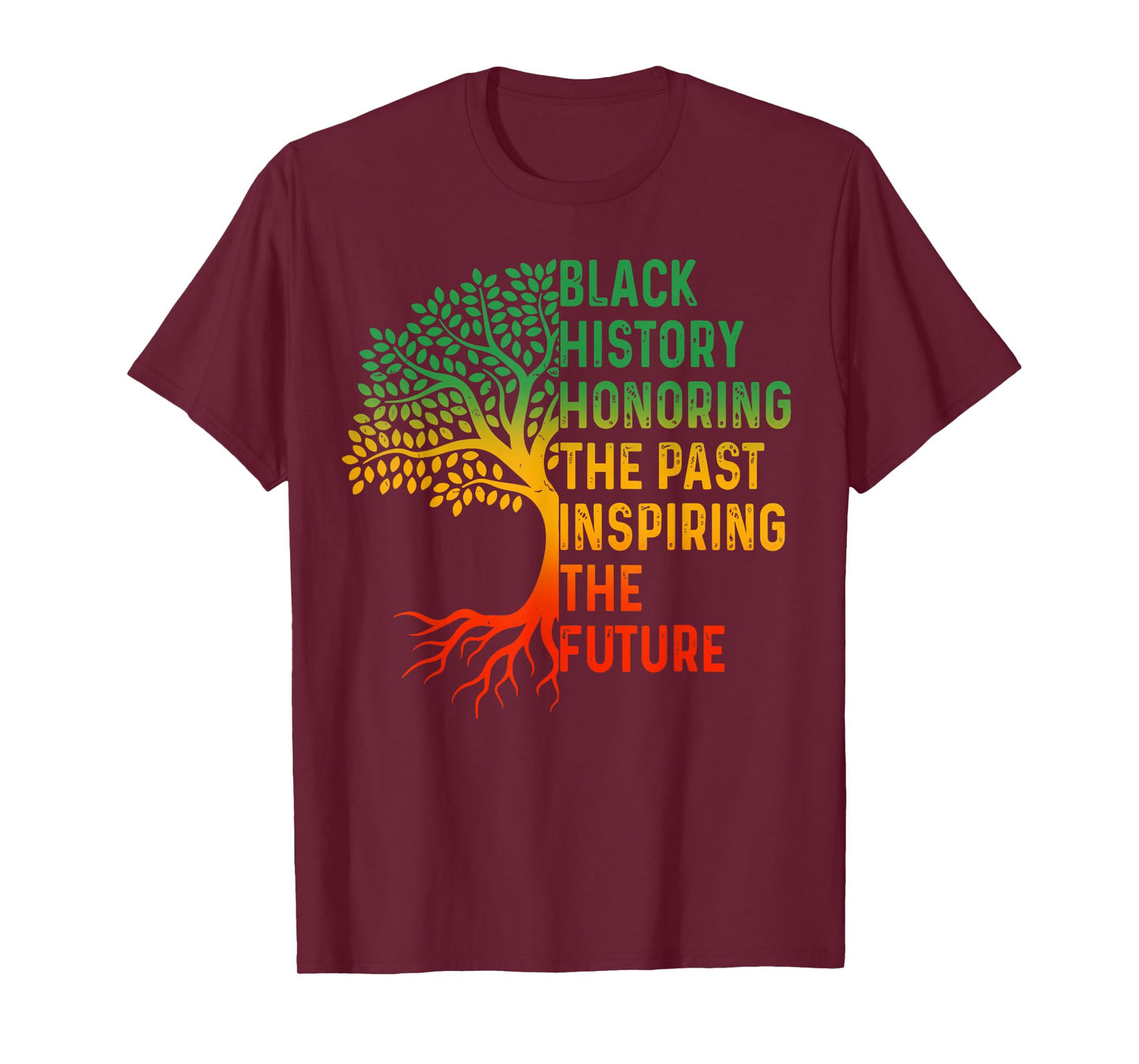 Honoring Past Inspiring Future Men Women Black History Month T-Shirt