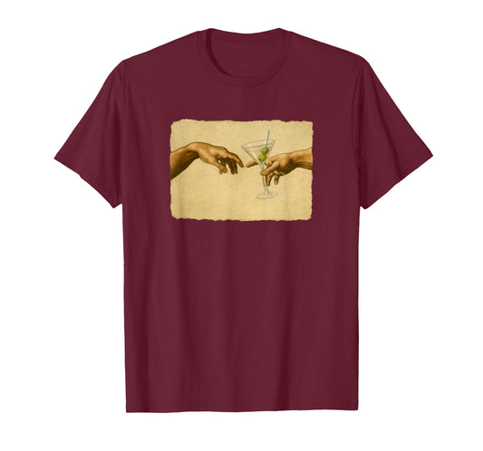 Martini Cocktail Drinker Dry Martini The Creation of Martini T-Shirt