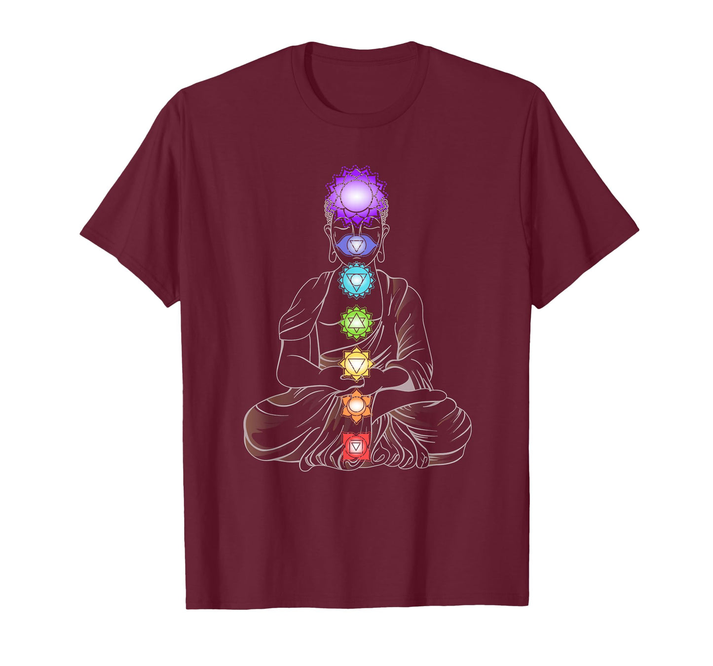 Yoga Meditation Spiritual Body Energy Centres Chakra T-Shirt