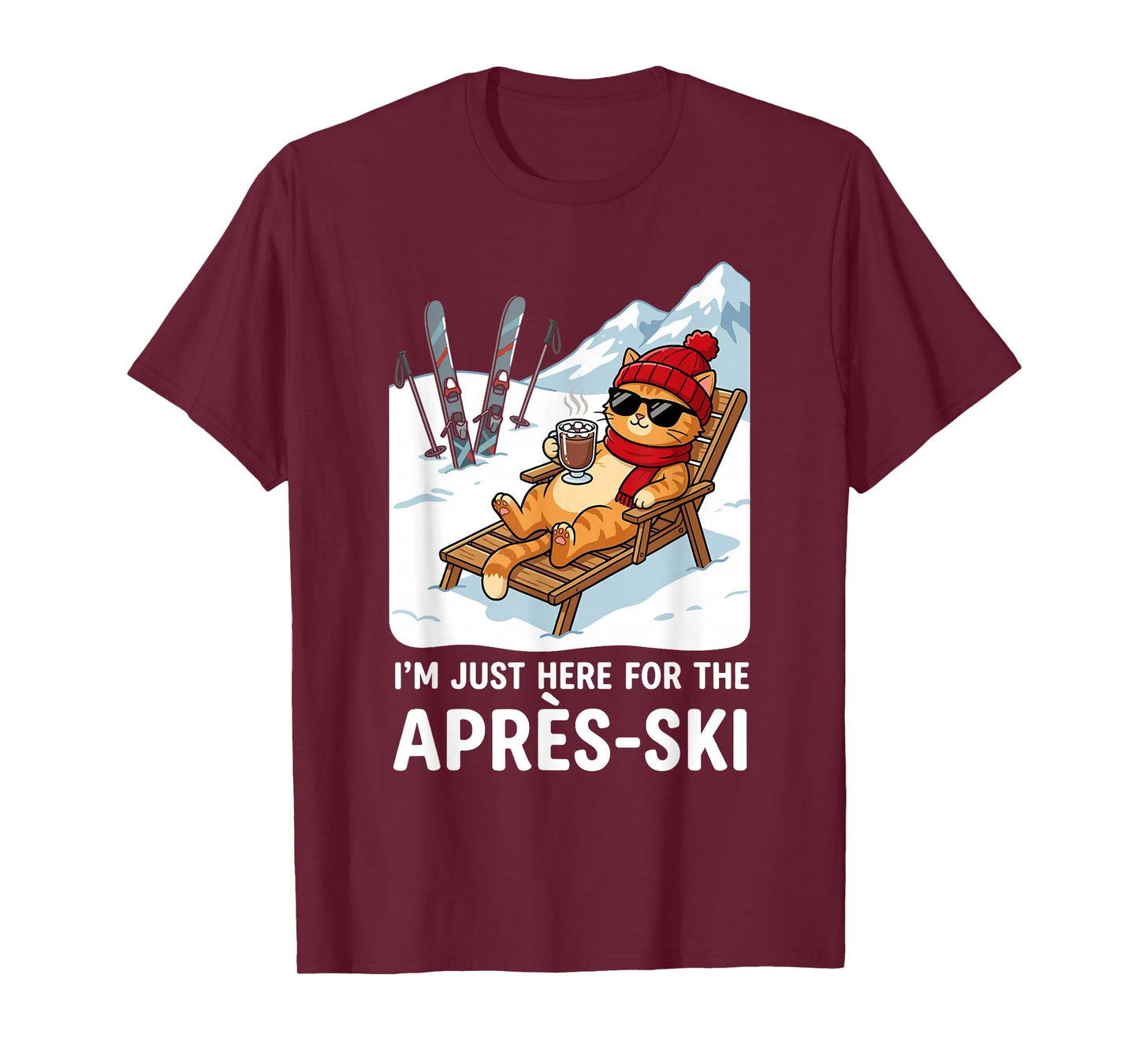 Après-ski Cat Skiing Men Women Kids Funny Après-ski T-Shirt