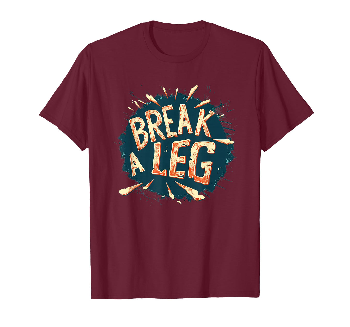 Funny Break a Leg Idiom Costume for Boys and Girls T-Shirt