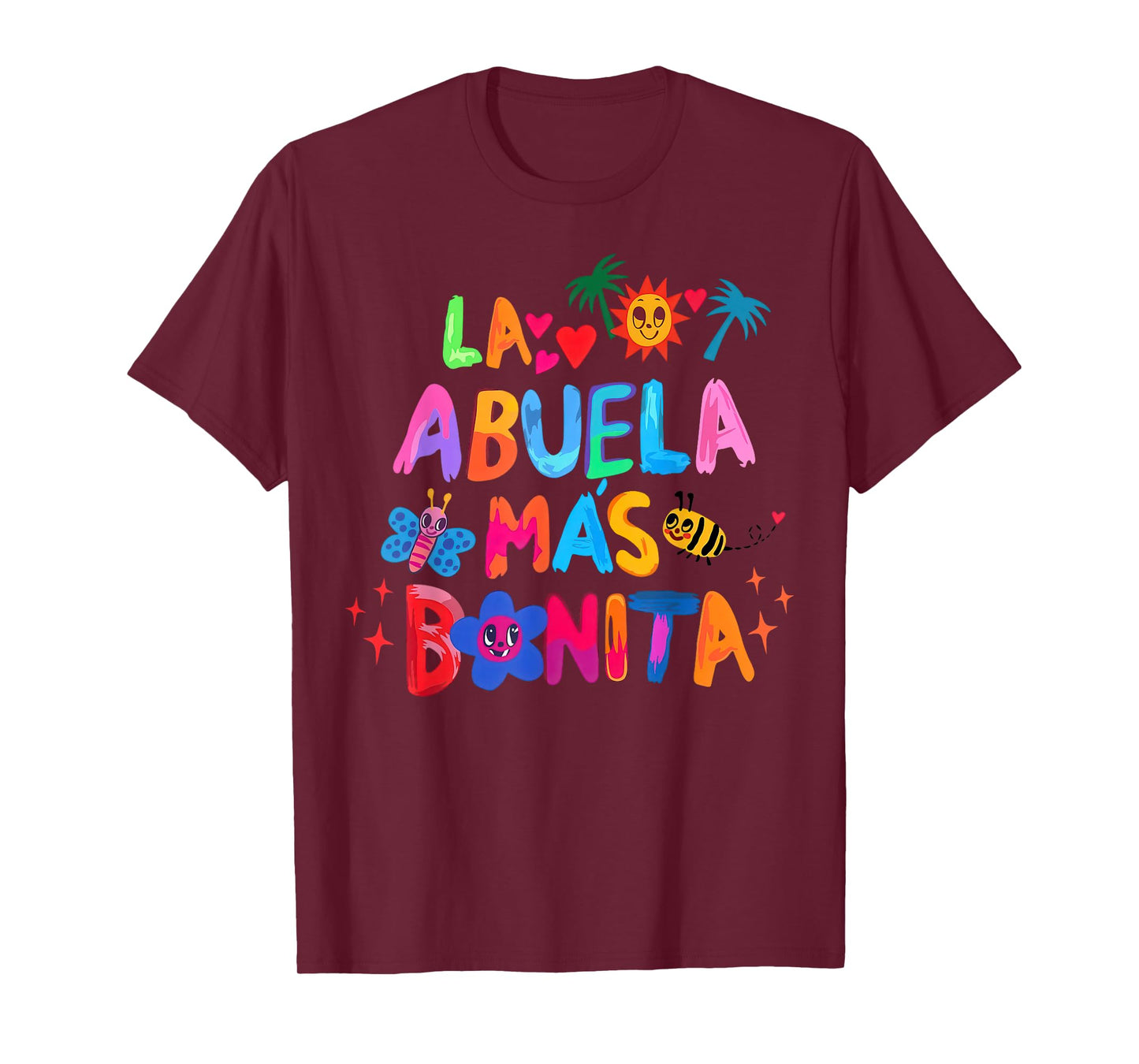 La Abuela Más Bonita Mom Cute Grandma Mother's Day for Youth T-Shirt