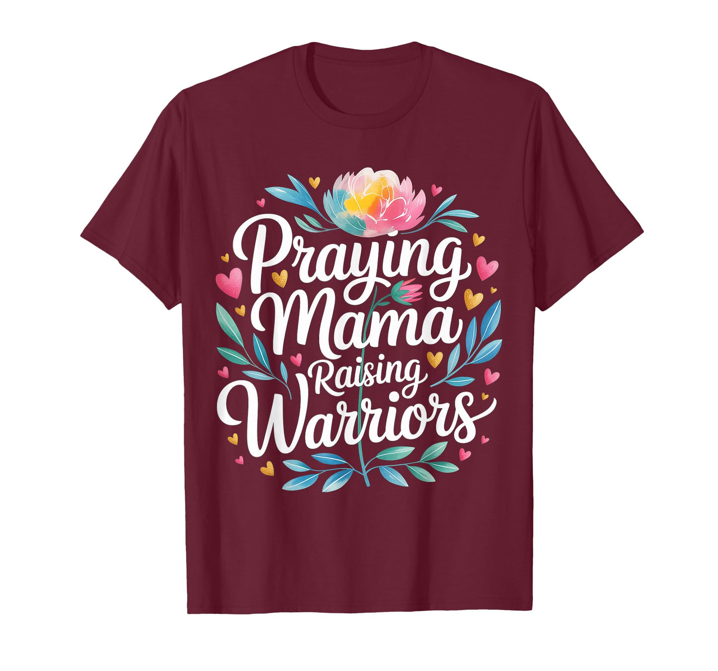 Praying Mama Raising Warriors - T-Shirt