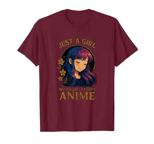 Just a Girl who Loves Anime T-Shirt