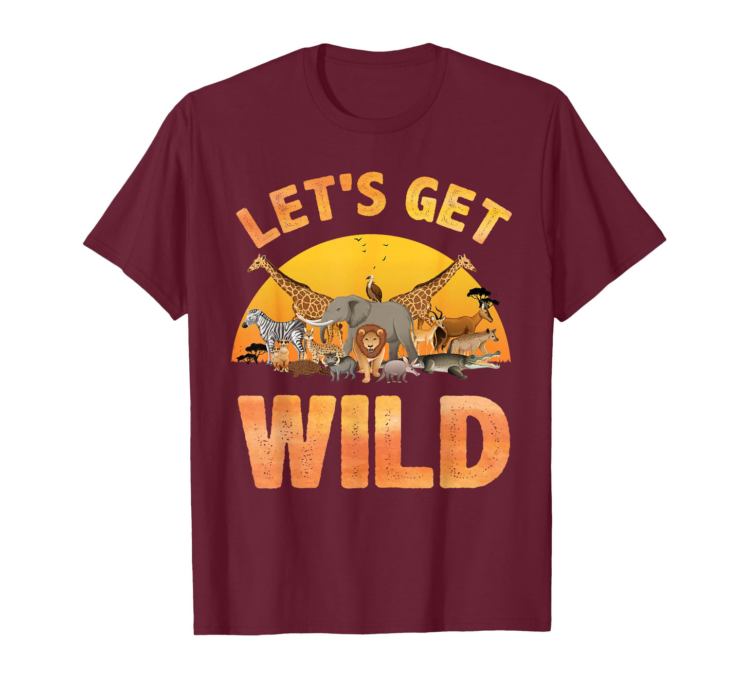 Funny Safari Costume For Kids Men Women Africa Safari Lover T-Shirt