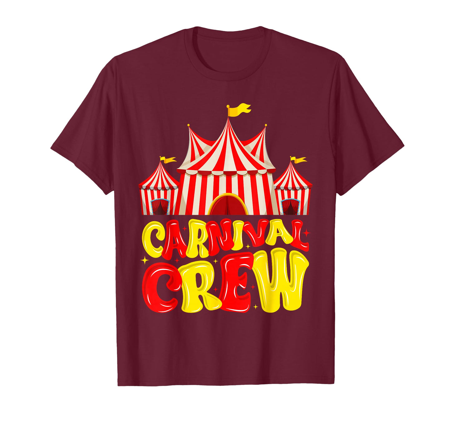 Carnival Crew Funny Circus Staff Costume Circus Theme Party T-Shirt