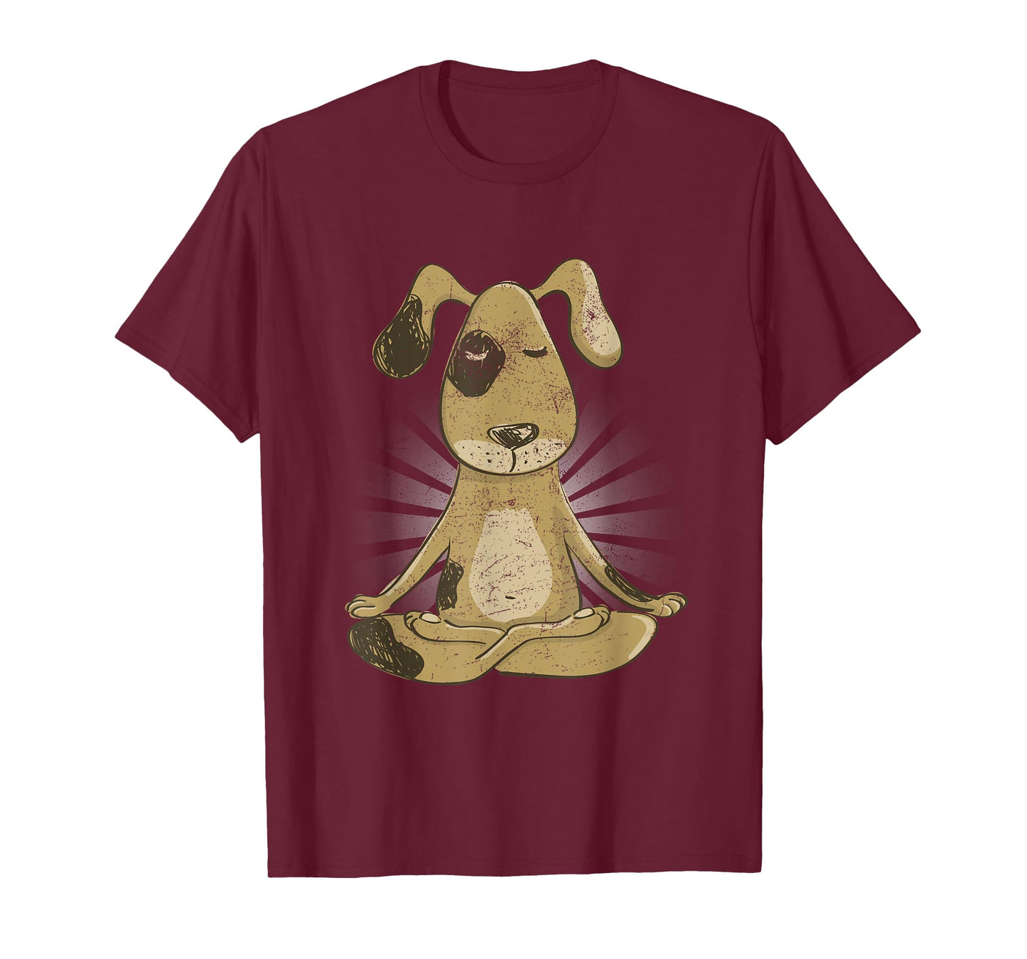 Yoga Meditation Dog Zen Men Women Kids T-Shirt