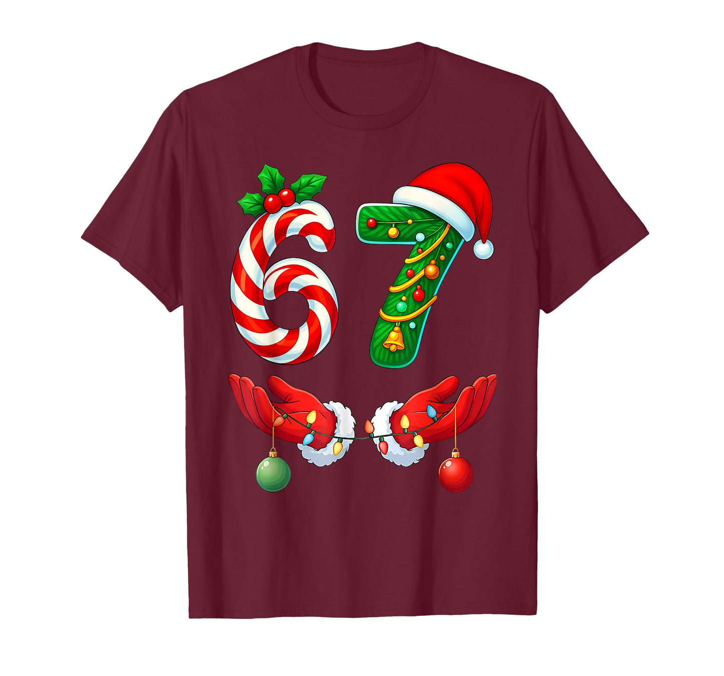 67 Meme Six Seven for Kids Women Men Boys Girls Christmas T-Shirt