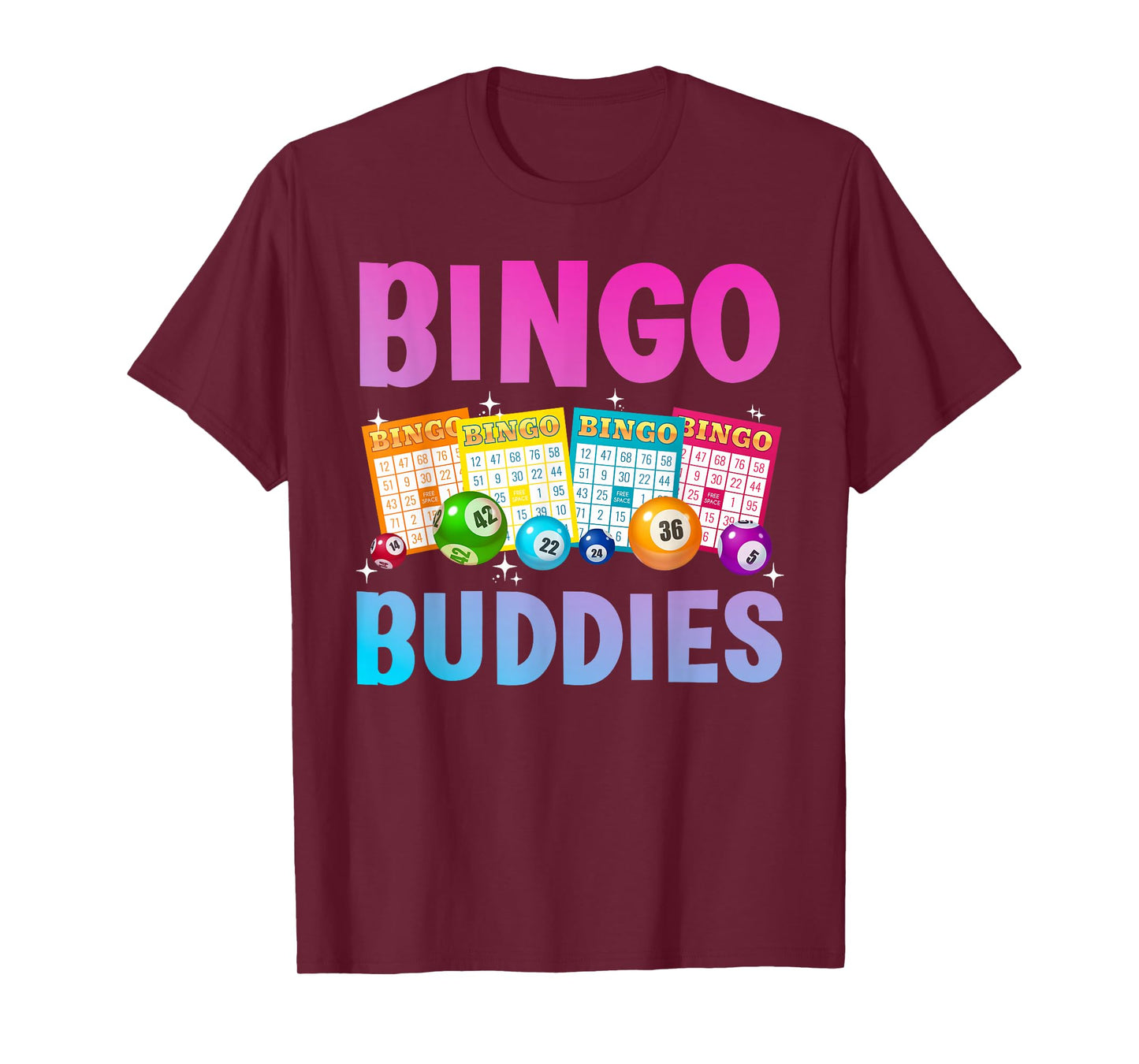 Bingo Buddies Design For Men Women Bingo Lover Bingo Player T-Shirt