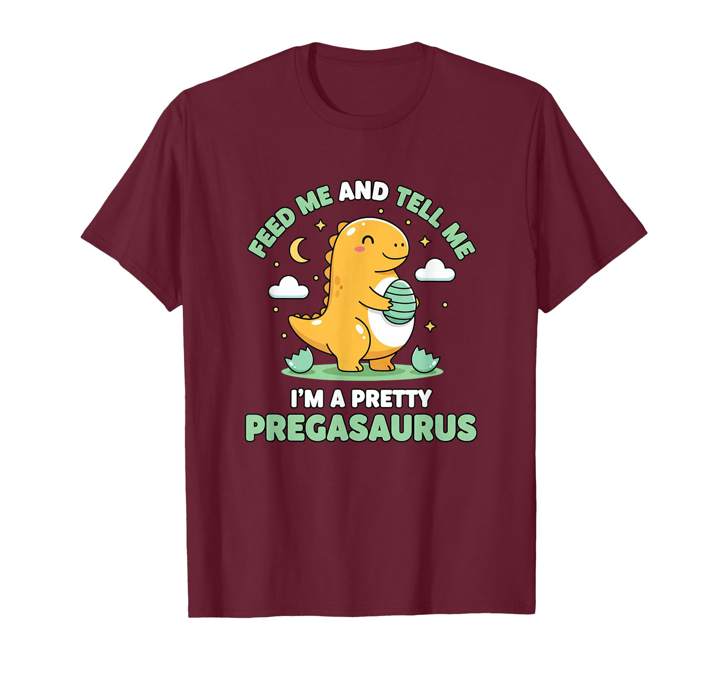 Mythical & Prehistoric Pregasaurus Pregnancy Announcement Dd T-Shirt