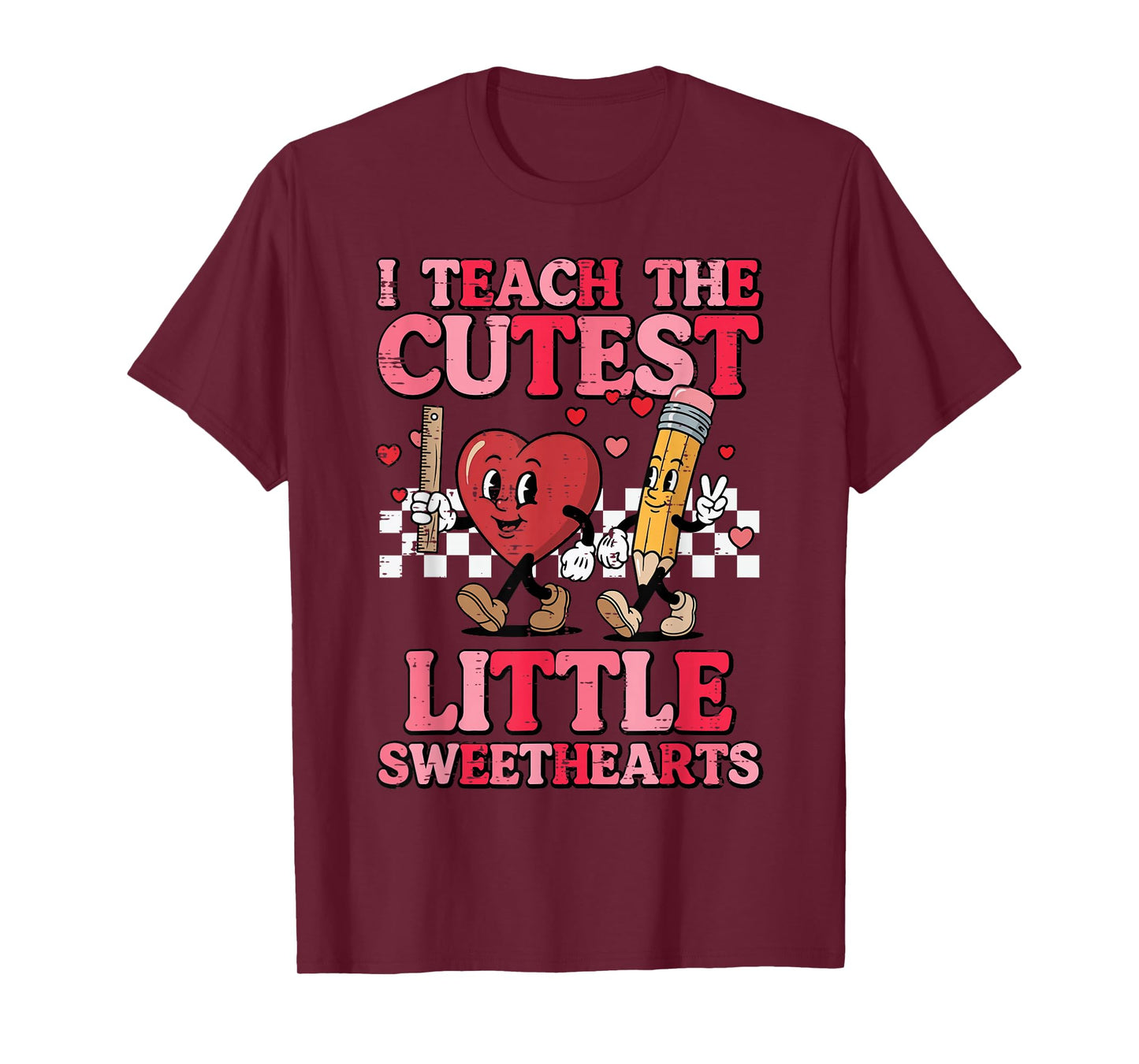 Valentines Day I Teach Cutest Sweethearts Teacher Women T-Shirt