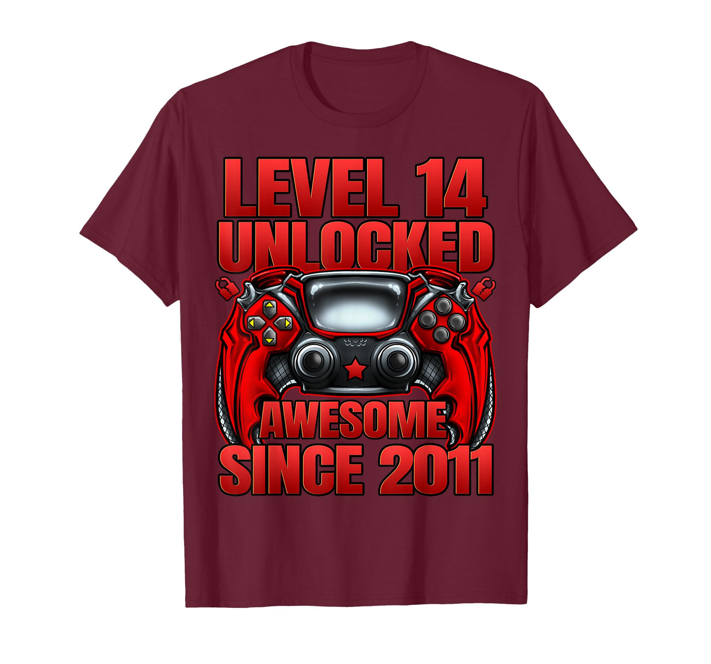 Level 14 Unlocked 14 Year Old Gifts Boys 14th Birthday Boy T-Shirt