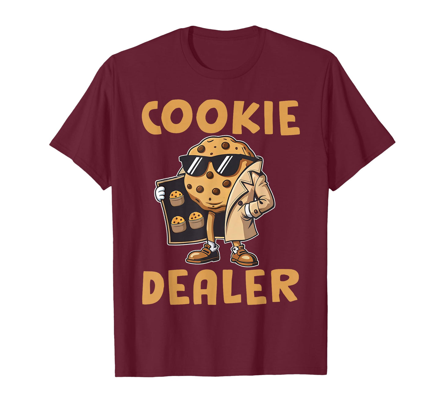 Cookie Dealer Seller Chocolate Chip Lover Cookies Crew Kids T-Shirt