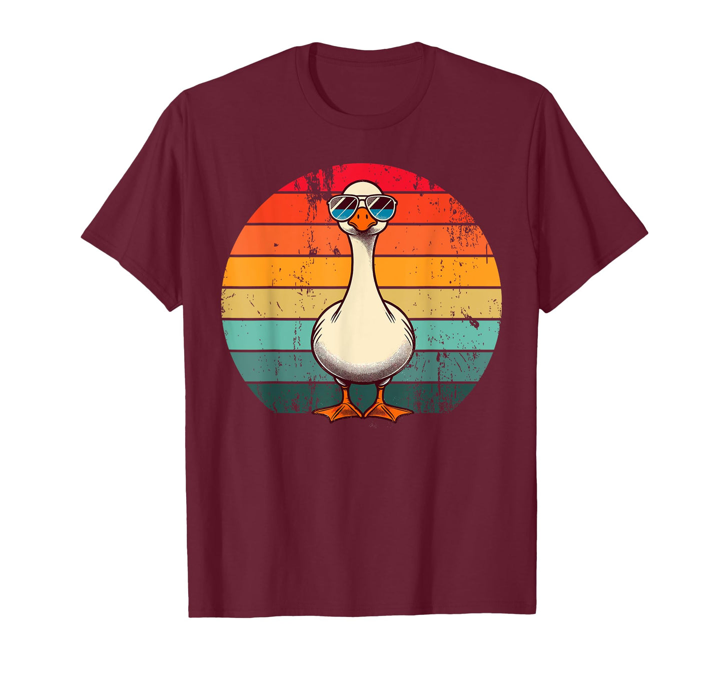 Silly Goose in Sunglasses Pun Meme Pool Funny Goose T-Shirt