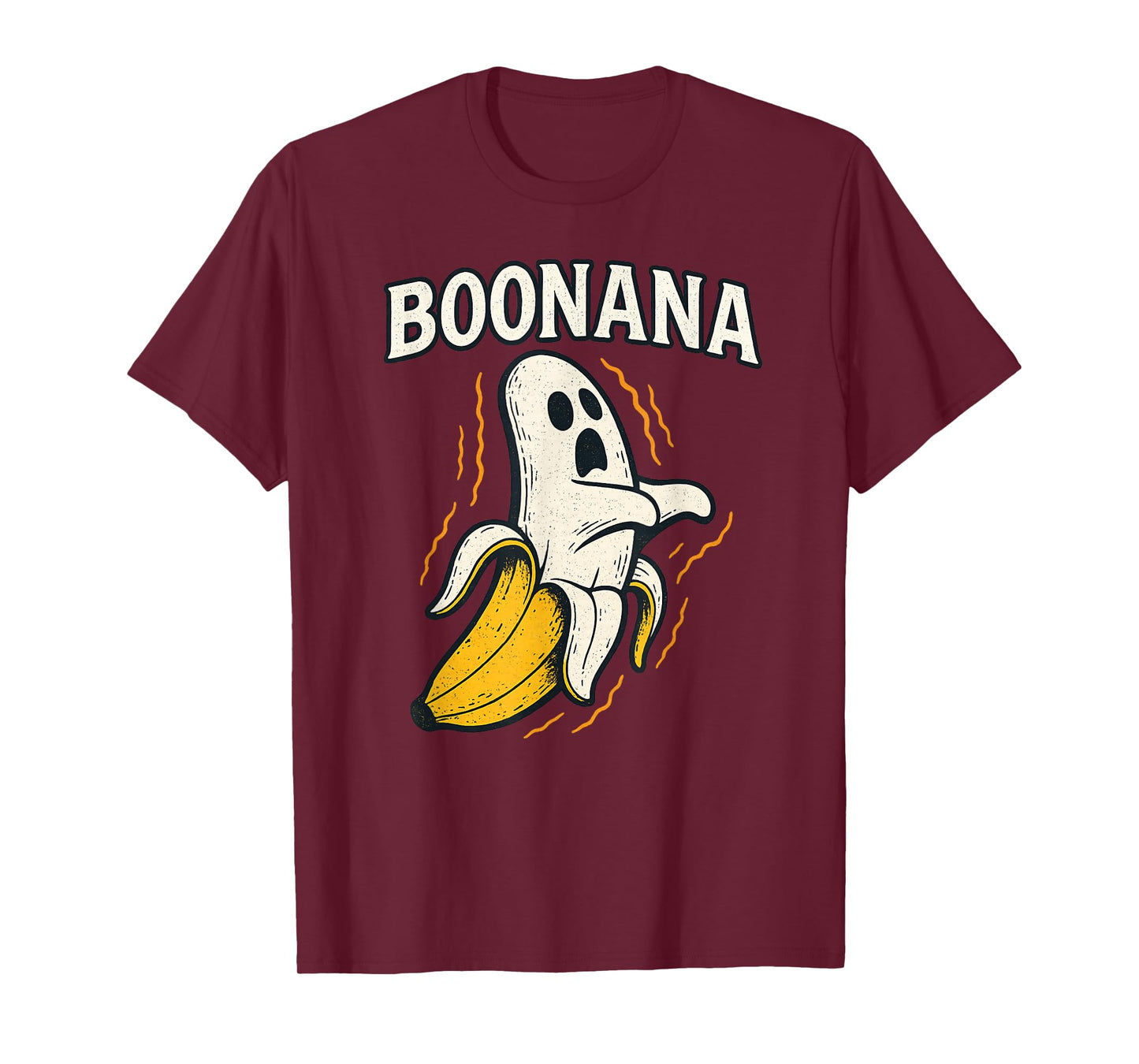 Boonana Cute Ghost Banana Halloween Costume Men Women Kids T-Shirt