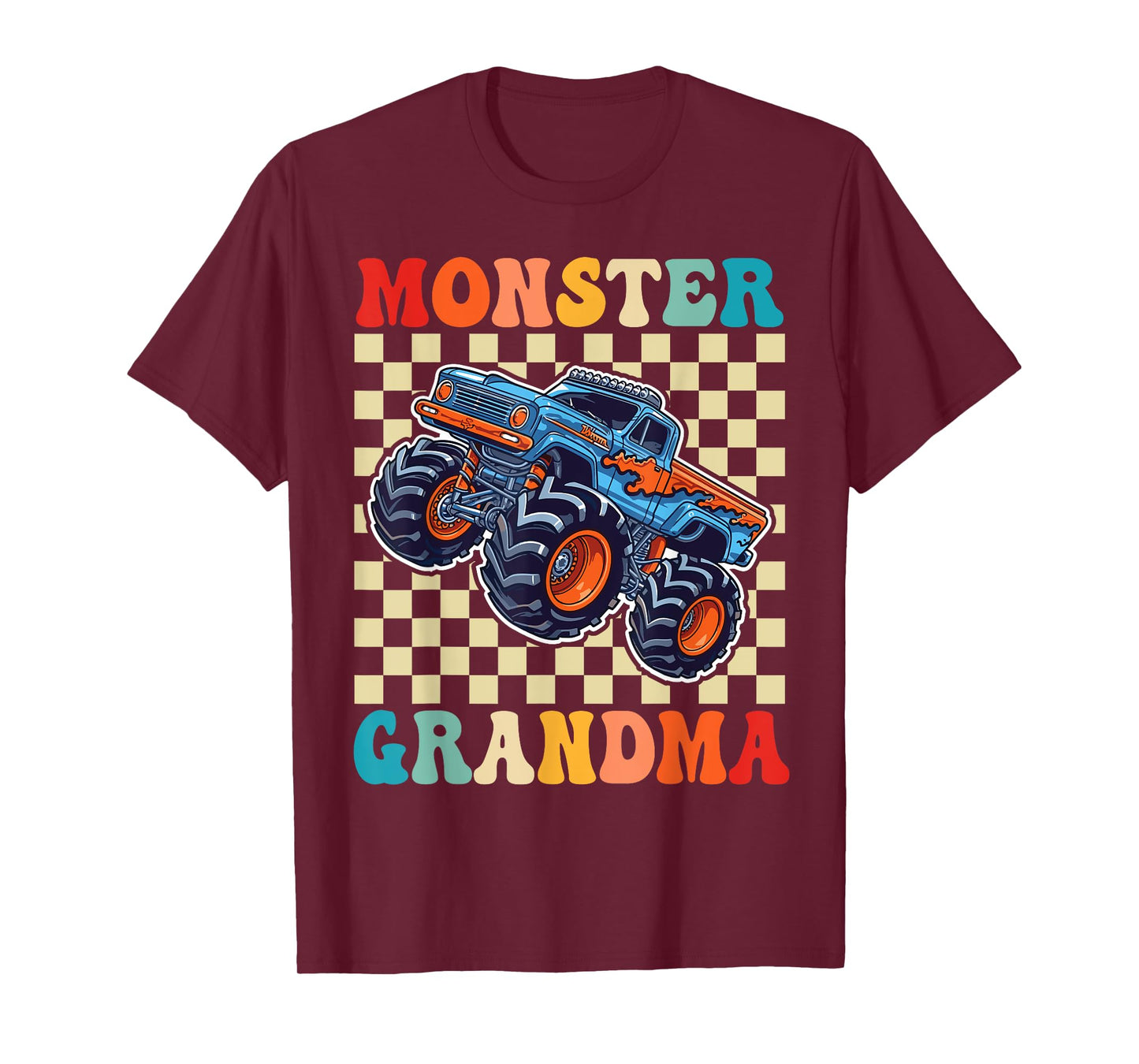 Monster Truck Grandma Family Matching Monster Truck Lovers T-Shirt