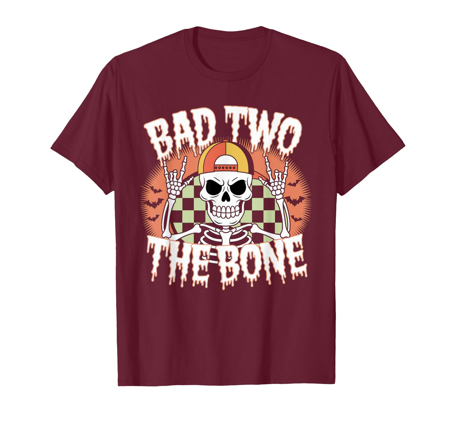Bad Two the Bone Party 2nd Birthday 2 Years Old Boys Girls T-Shirt