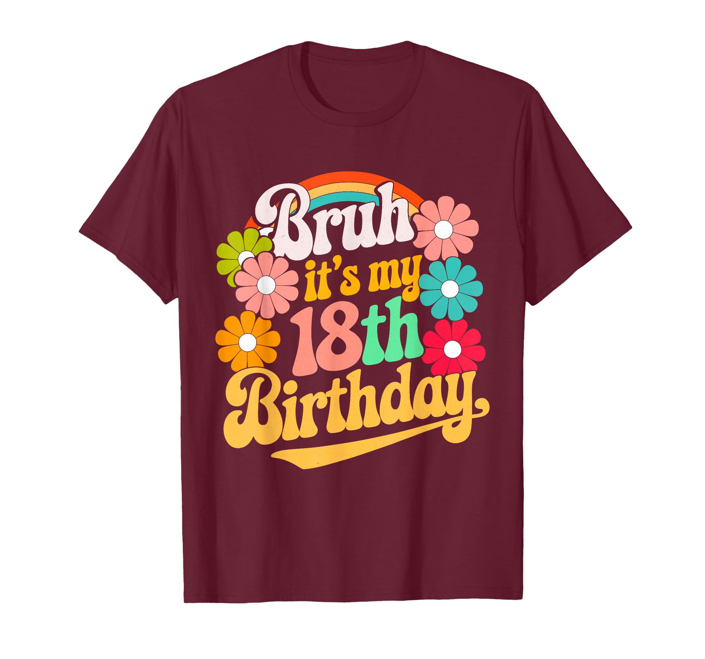 Cute Eighteen Years Old Birthday Girls Party Apparel T-Shirt