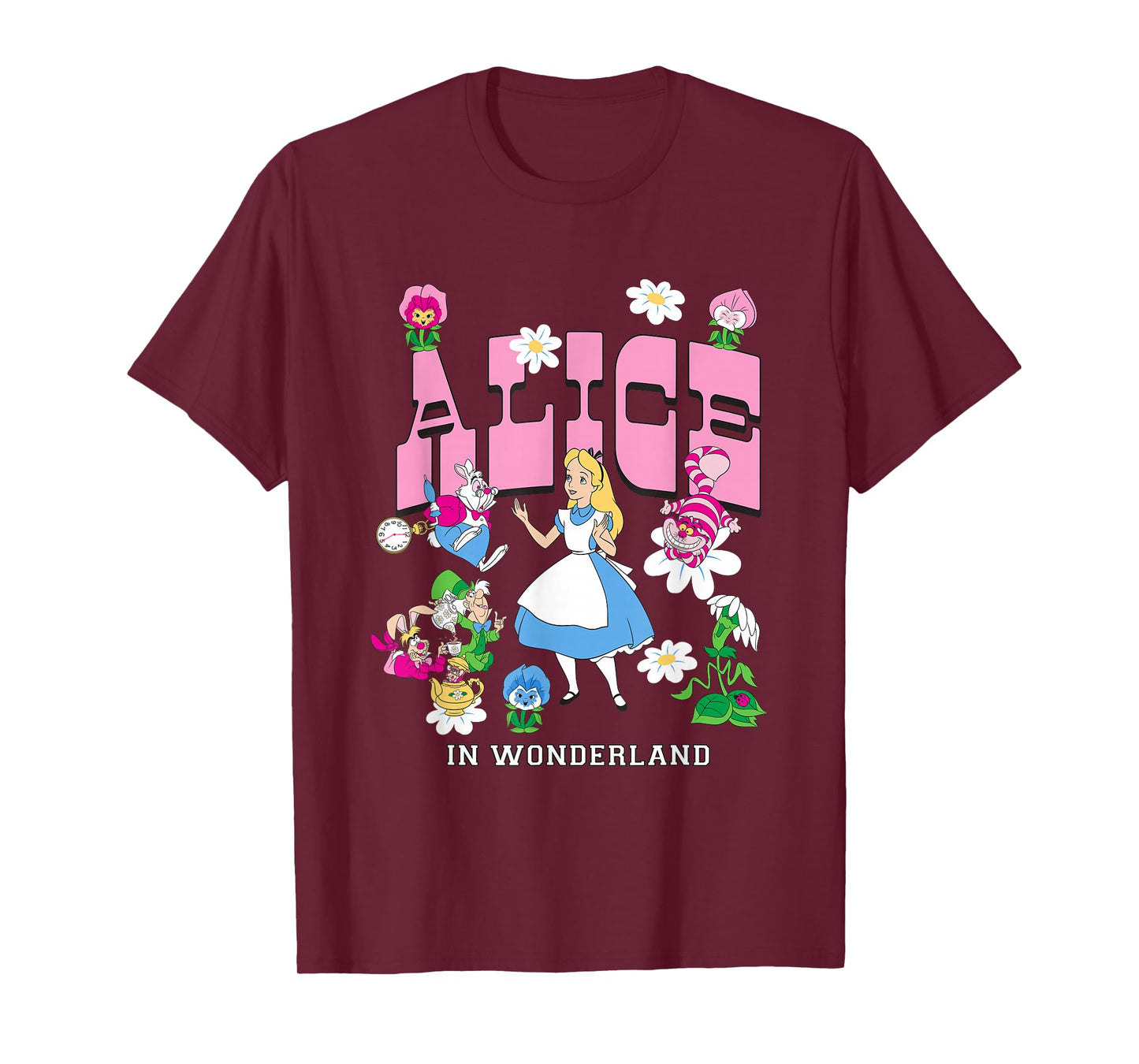 Disney Alice In Wonderland Wildflower Forest T-Shirt