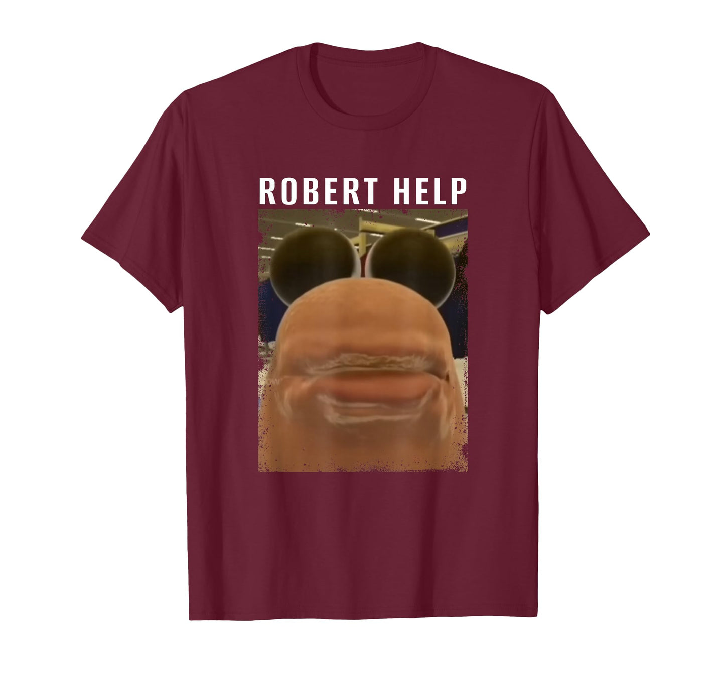 Marcus The Worm Robert Help Funny Meme T-Shirt
