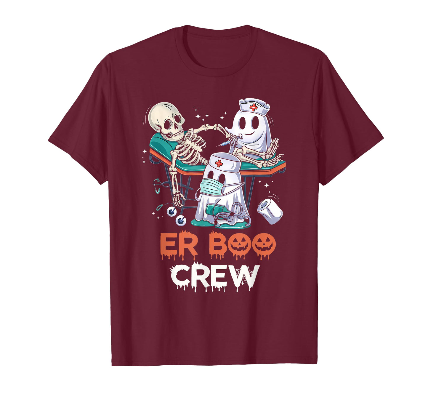 ER nurse shirt halloween ER boo crew Emergency Department T-Shirt