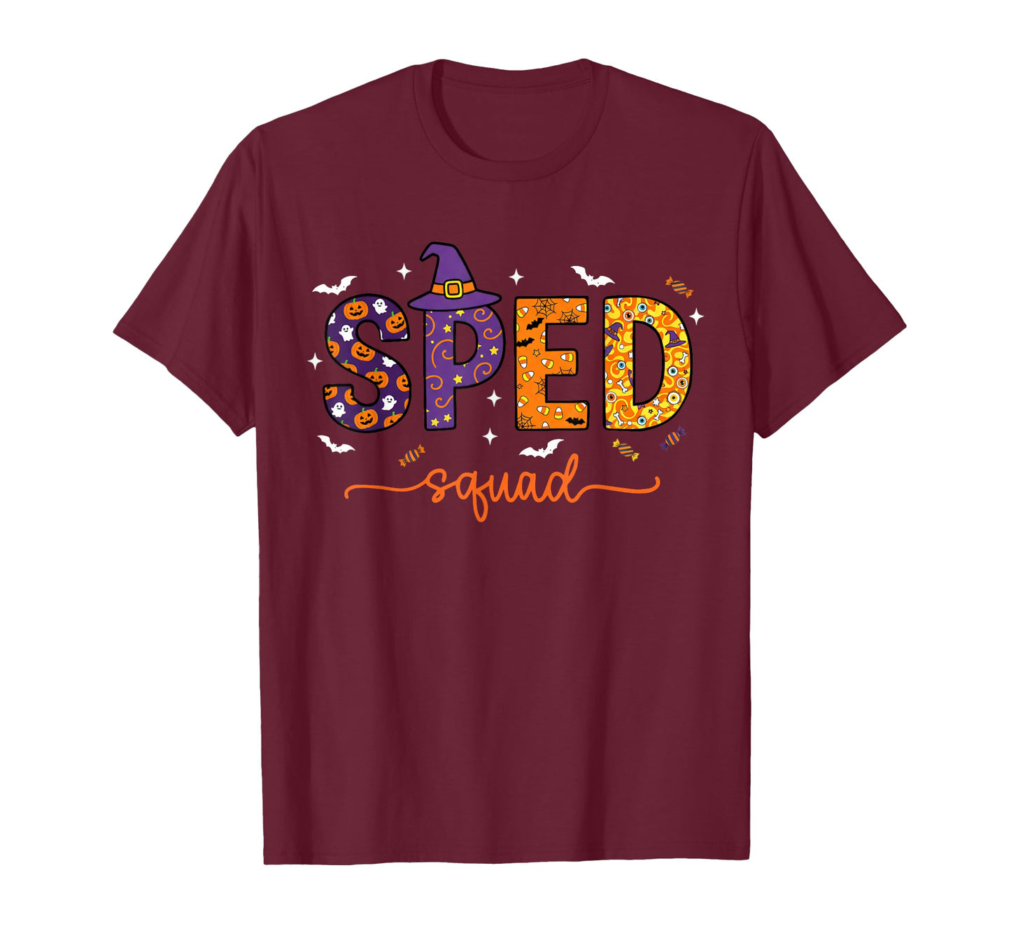 Sped Squad Team Special Education Teacher Halloween T-Shirt