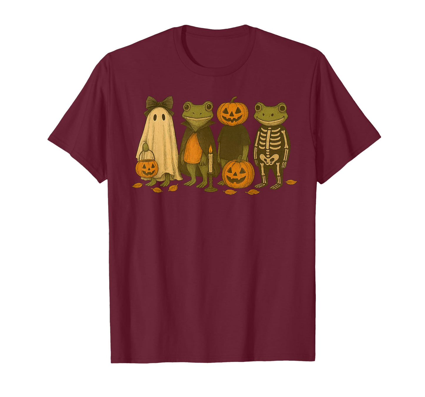 Funny Cute Frog Halloween Costumes T-Shirt